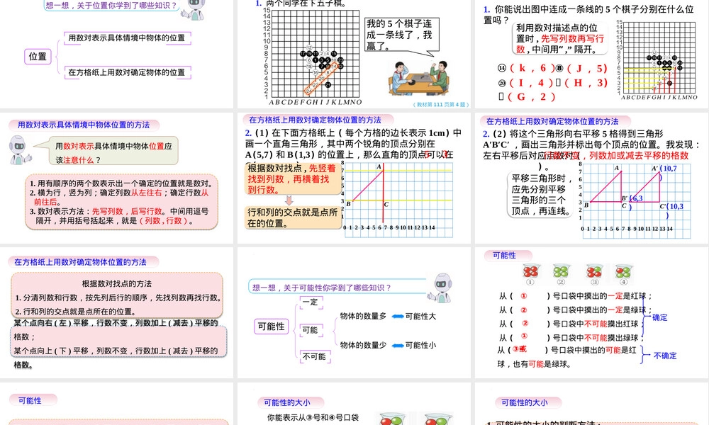 第八单元概率统计与数学活动PPT课件｜人教版五年级数学上册.pptx