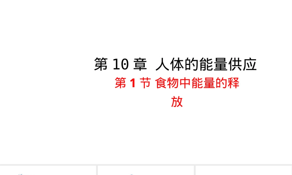 北师大版七年级下册人体的能量供应教学PPT课件.pptx