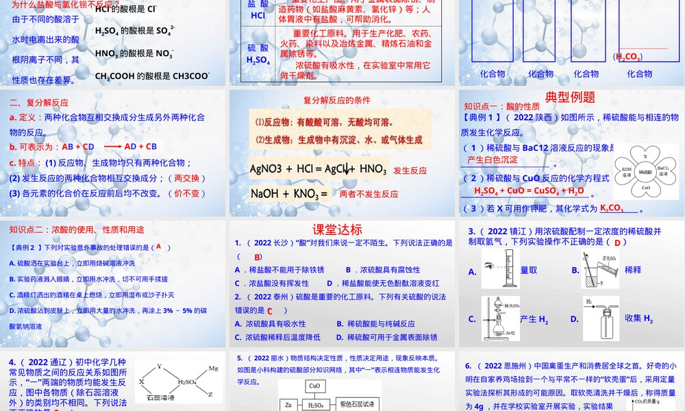 第一节酸及其性质九年级化学PPT课件鲁教版.pptx
