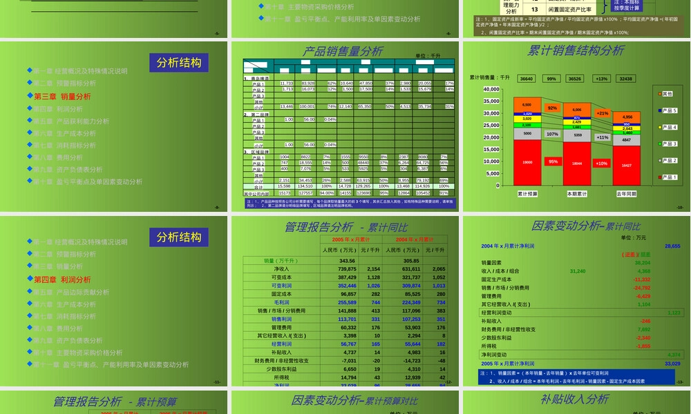 财务分析报告通用PPT模板.ppt