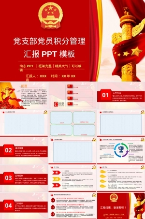 党支部党员积分管理汇报PPT课件.pptx