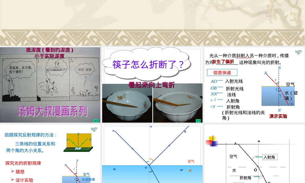 第四节光的折射教学PPT课件.ppt