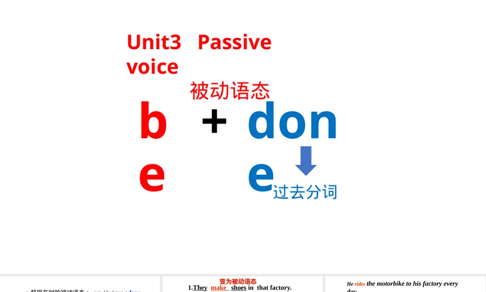 8BU3 Grammar Passive Voice教学PPT课件.pptx