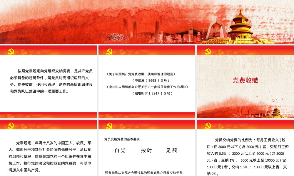 党费收缴使用管理教学PPT课件.pptx
