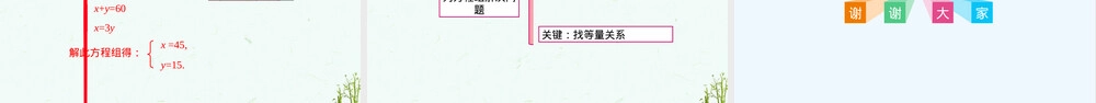 北师大版八年级上册数学鸡兔同笼教学PPT课件.ppt