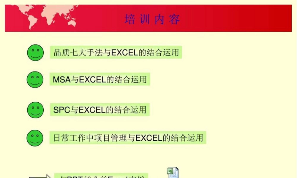 Excel品质管理图表制作PPT课件.ppt