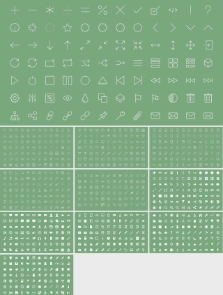 白色简约小图标PPT素材.pptx