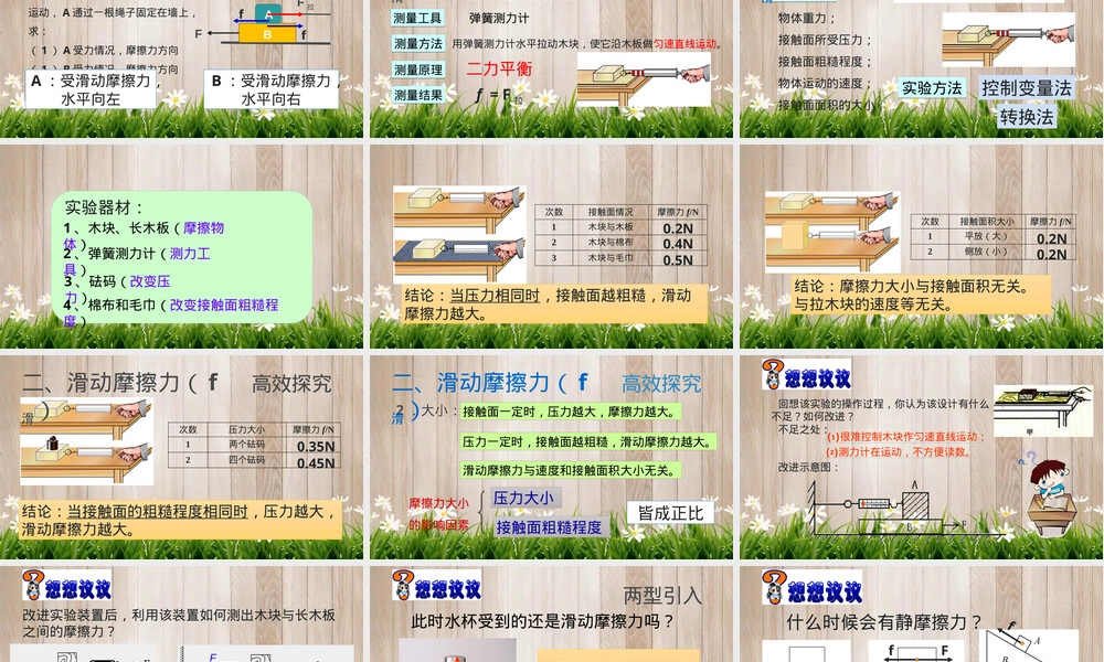 第八章第三节摩擦力教学PPT课件人教版.pptx