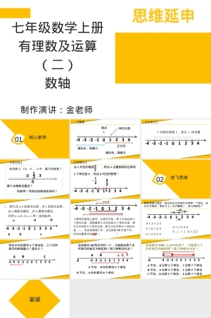 七年级数学有理数及其运算数轴PPT课件北师大版.pptx