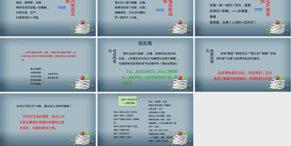 你是人间四月天九年级语文PPT课件.ppt
