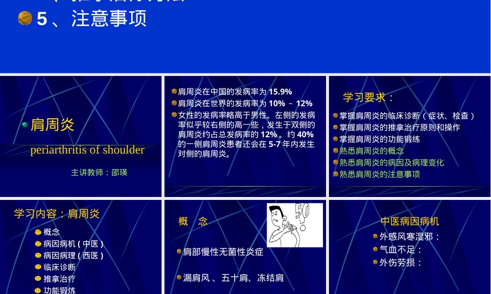 肩周炎康复治疗PPT课件.ppt