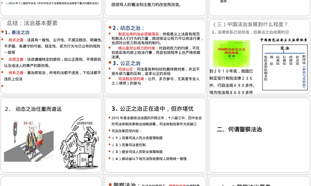 警察法治建设概要PPT课件.ppt