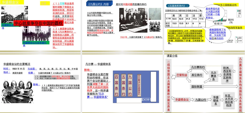 凡尔赛条约九国公约历史教学PPT课件.pptx