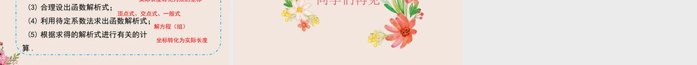 二次函数应用教学PPT课件冀教版.pptx
