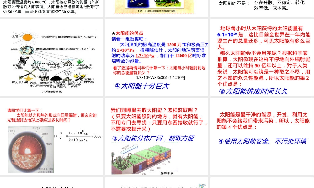 太阳地理教学PPT课件.ppt