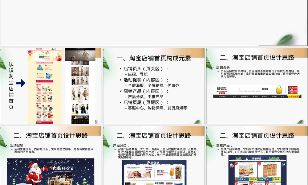 淘宝店铺首页设计PPT课件.ppt