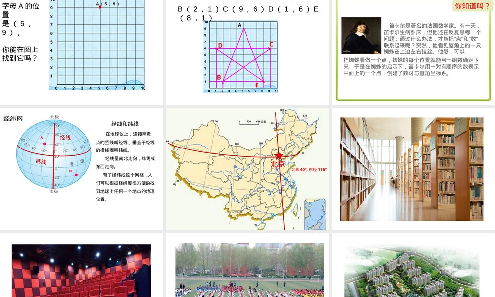 用数对确定位置小学数学五年级上册PPT课件.pptx
