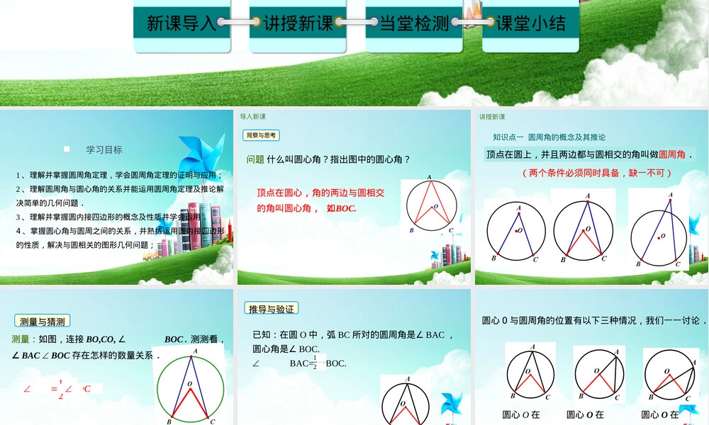 圆周角与圆心角关系教学PPT课件.pptx