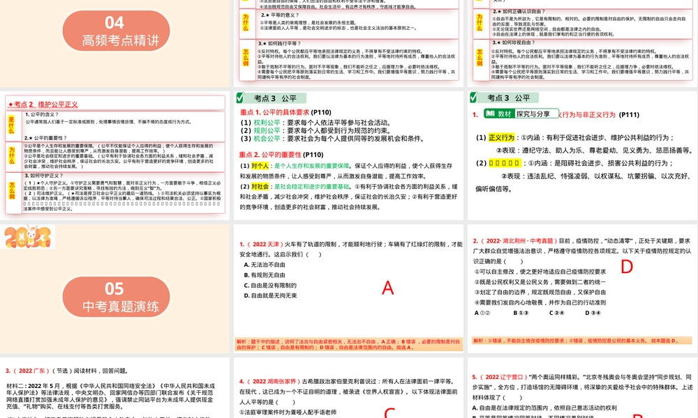 专题16崇尚法治精神中考道德与法治一轮复习PPT课件.pptx