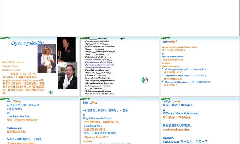 中考英语词汇复习PPT课件.ppt