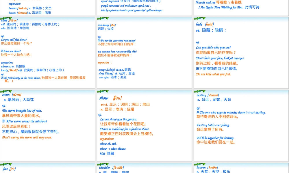 中考英语词汇复习PPT课件.ppt